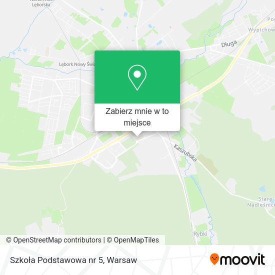 Mapa Szkoła Podstawowa nr 5