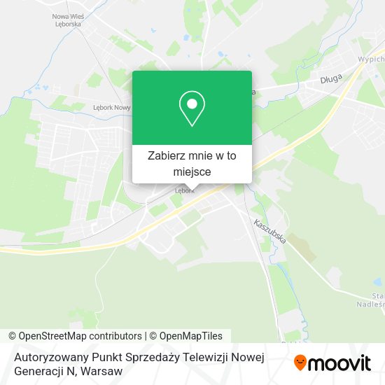 Mapa Autoryzowany Punkt Sprzedaży Telewizji Nowej Generacji N