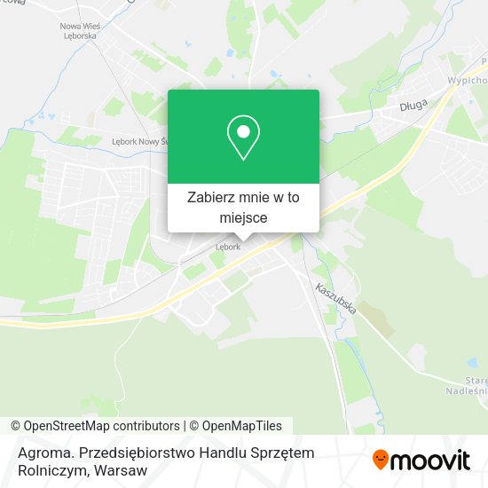 Mapa Agroma. Przedsiębiorstwo Handlu Sprzętem Rolniczym