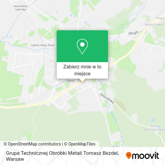 Mapa Grupa Technicznej Obróbki Metali Tomasz Bezdel