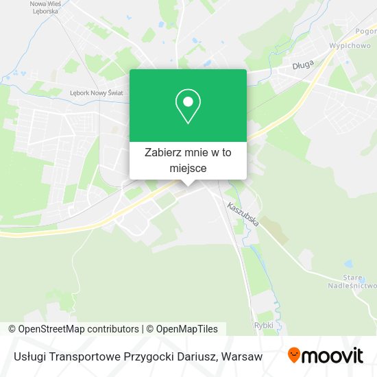 Mapa Usługi Transportowe Przygocki Dariusz