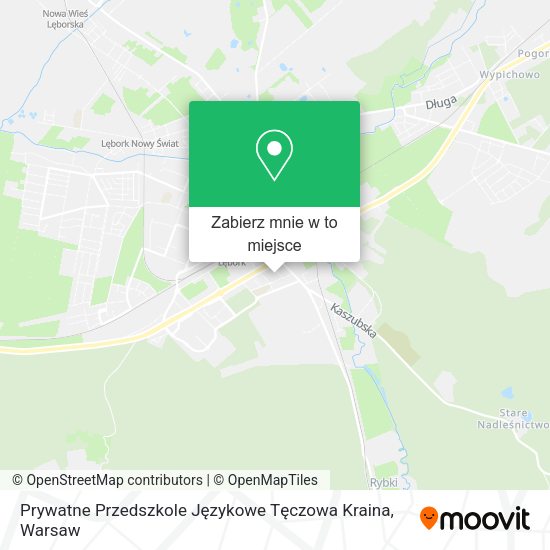 Mapa Prywatne Przedszkole Językowe Tęczowa Kraina