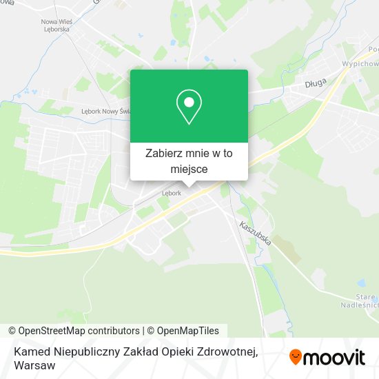 Mapa Kamed Niepubliczny Zakład Opieki Zdrowotnej