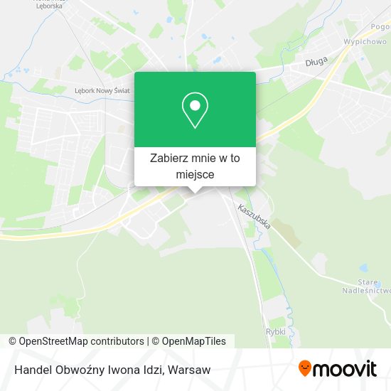 Mapa Handel Obwoźny Iwona Idzi