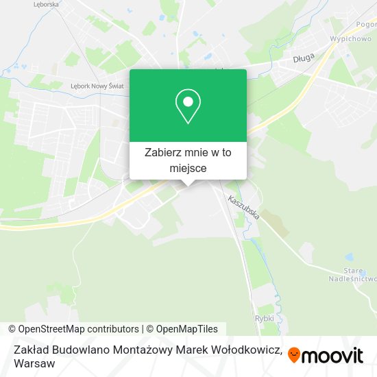 Mapa Zakład Budowlano Montażowy Marek Wołodkowicz