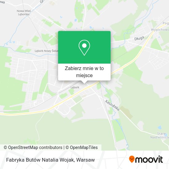 Mapa Fabryka Butów Natalia Wojak