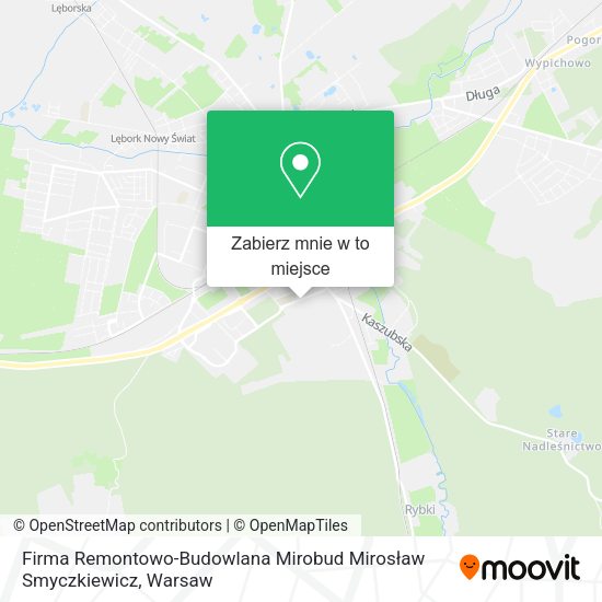 Mapa Firma Remontowo-Budowlana Mirobud Mirosław Smyczkiewicz