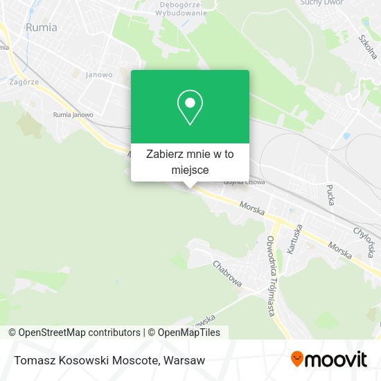 Mapa Tomasz Kosowski Moscote