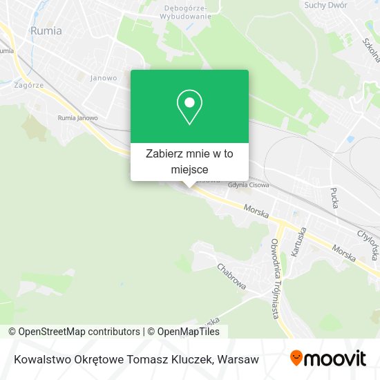 Mapa Kowalstwo Okrętowe Tomasz Kluczek