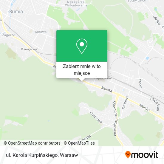 Mapa ul. Karola Kurpińskiego