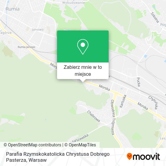 Mapa Parafia Rzymskokatolicka Chrystusa Dobrego Pasterza