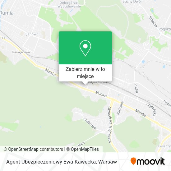 Mapa Agent Ubezpieczeniowy Ewa Kawecka