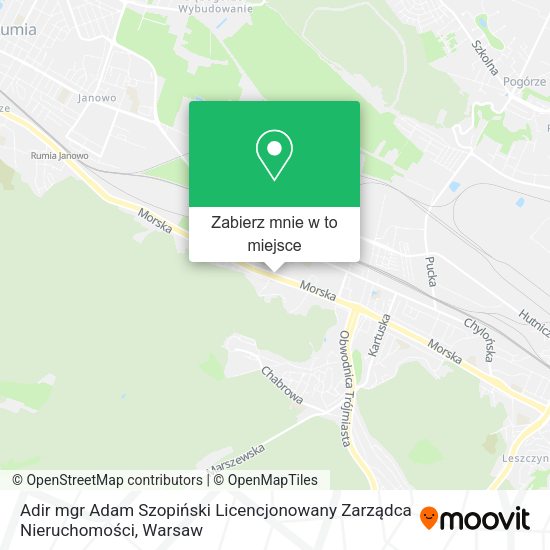 Mapa Adir mgr Adam Szopiński Licencjonowany Zarządca Nieruchomości