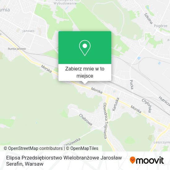 Mapa Elipsa Przedsiębiorstwo Wielobranżowe Jarosław Serafin