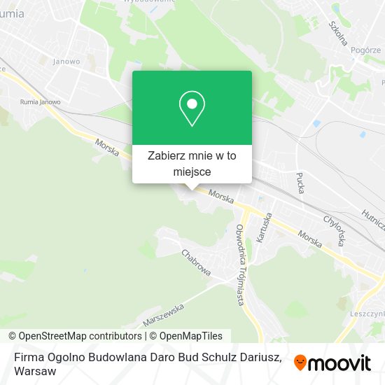 Mapa Firma Ogolno Budowlana Daro Bud Schulz Dariusz