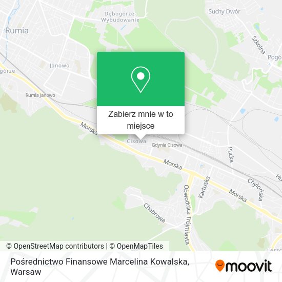 Mapa Pośrednictwo Finansowe Marcelina Kowalska