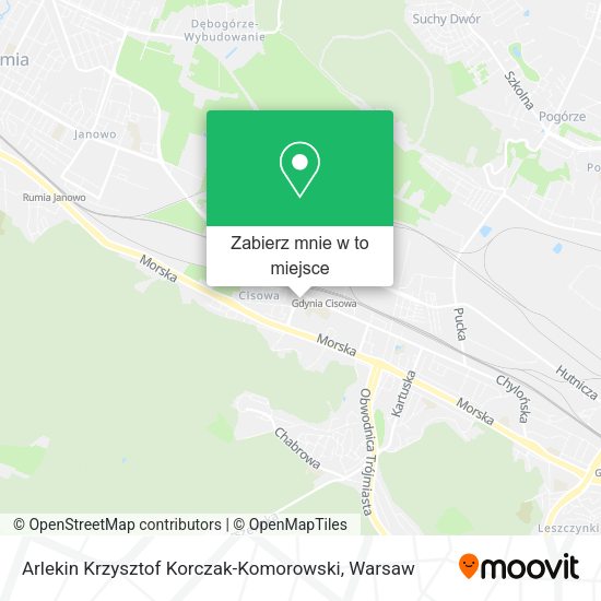 Mapa Arlekin Krzysztof Korczak-Komorowski