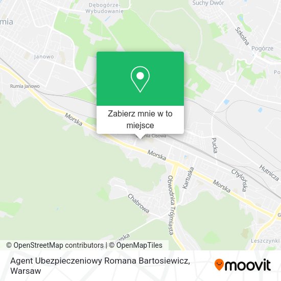 Mapa Agent Ubezpieczeniowy Romana Bartosiewicz