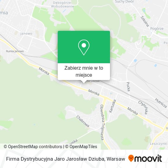 Mapa Firma Dystrybucyjna Jaro Jarosław Dziuba