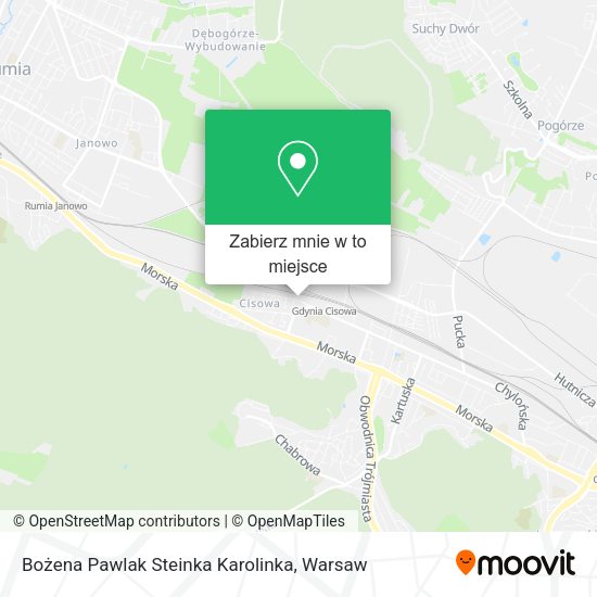 Mapa Bożena Pawlak Steinka Karolinka