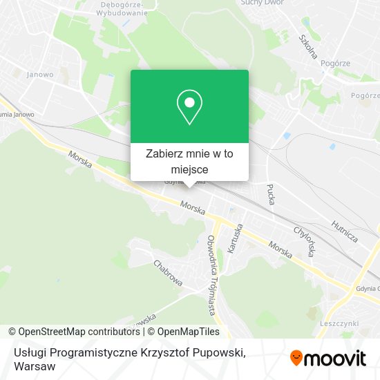 Mapa Usługi Programistyczne Krzysztof Pupowski