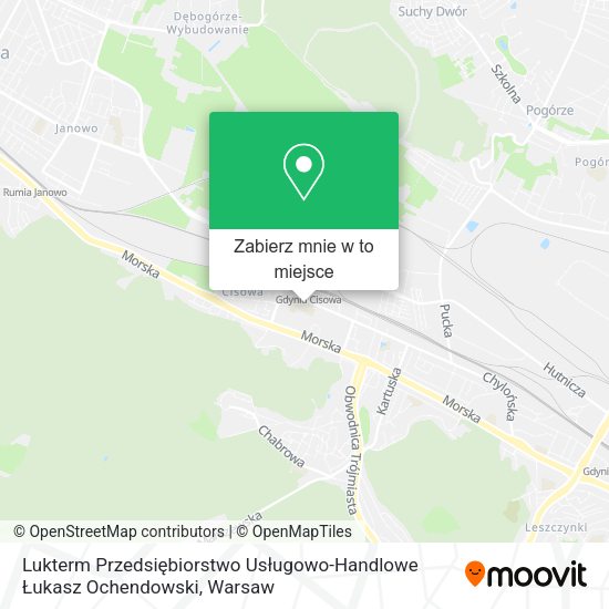 Mapa Lukterm Przedsiębiorstwo Usługowo-Handlowe Łukasz Ochendowski