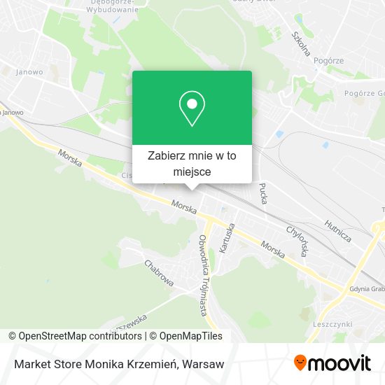 Mapa Market Store Monika Krzemień