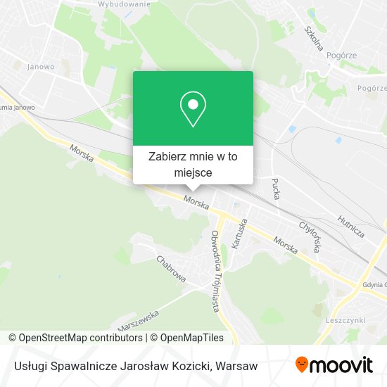 Mapa Usługi Spawalnicze Jarosław Kozicki