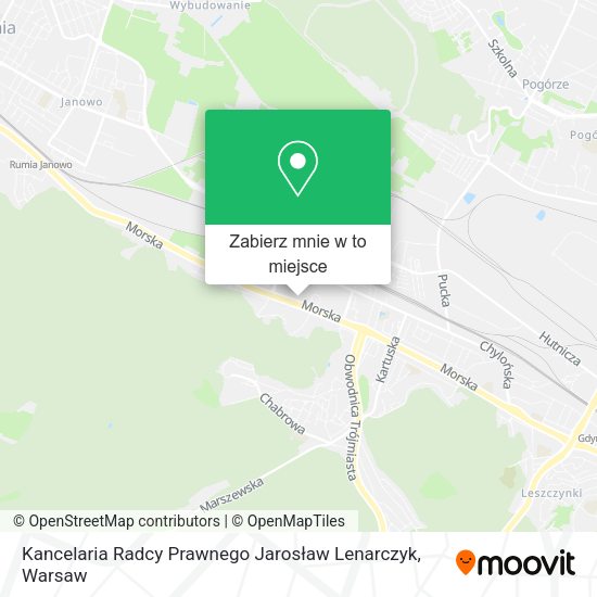 Mapa Kancelaria Radcy Prawnego Jarosław Lenarczyk