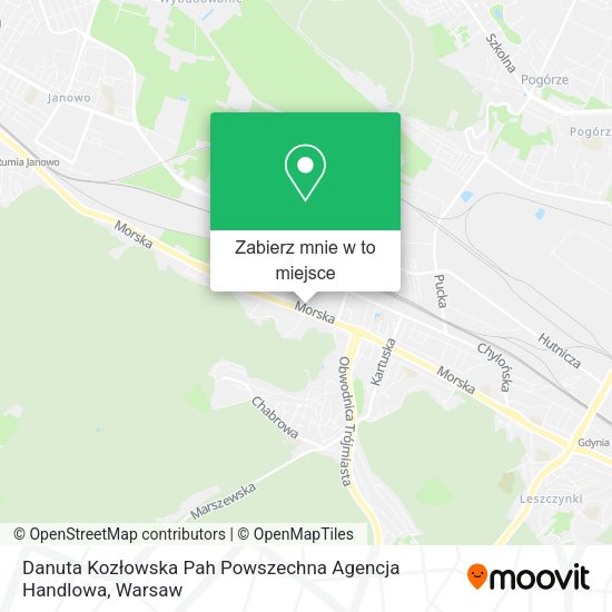 Mapa Danuta Kozłowska Pah Powszechna Agencja Handlowa