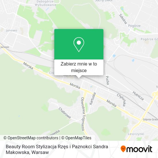 Mapa Beauty Room Stylizacja Rzęs i Paznokci Sandra Makowska