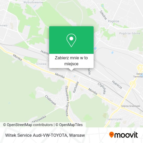 Mapa Witek Service Audi-VW-TOYOTA