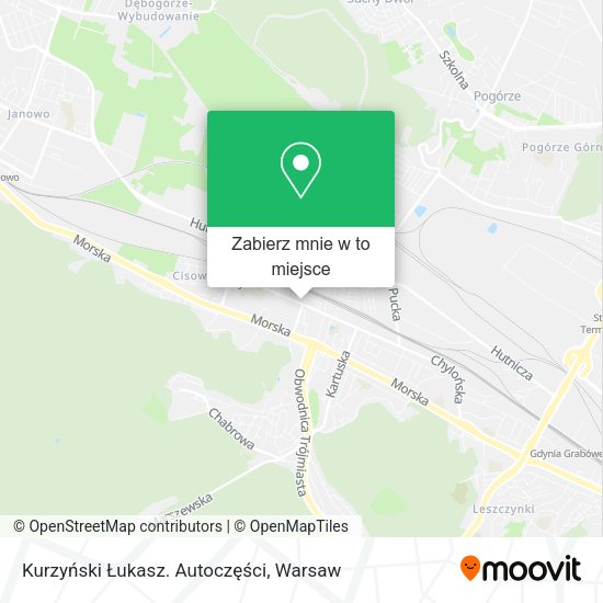 Mapa Kurzyński Łukasz. Autoczęści