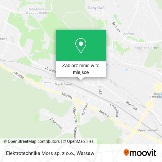 Mapa Elektrotechnika Mors sp. z o.o.