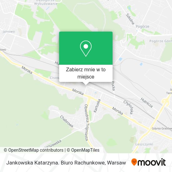 Mapa Jankowska Katarzyna. Biuro Rachunkowe