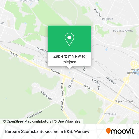 Mapa Barbara Szumska Bukieciarnia B&B