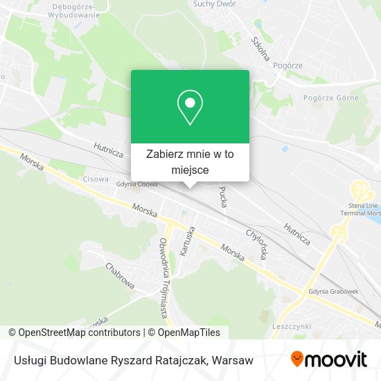 Mapa Usługi Budowlane Ryszard Ratajczak