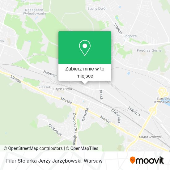 Mapa Filar Stolarka Jerzy Jarzębowski