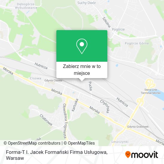 Mapa Forma-T I. Jacek Formański Firma Usługowa