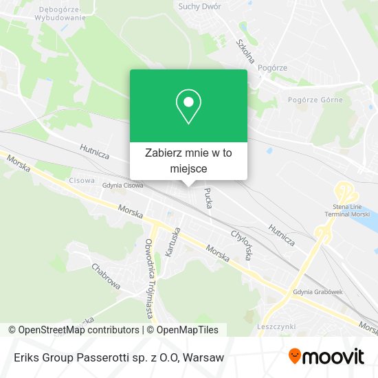 Mapa Eriks Group Passerotti sp. z O.O