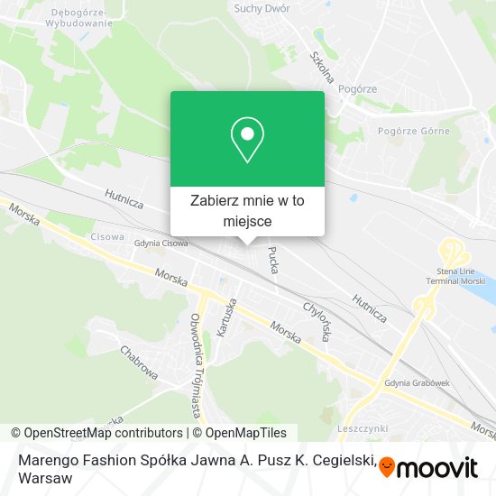 Mapa Marengo Fashion Spółka Jawna A. Pusz K. Cegielski