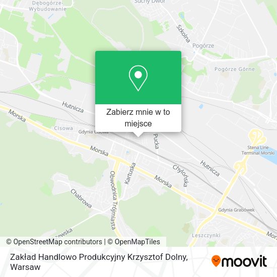 Mapa Zakład Handlowo Produkcyjny Krzysztof Dolny