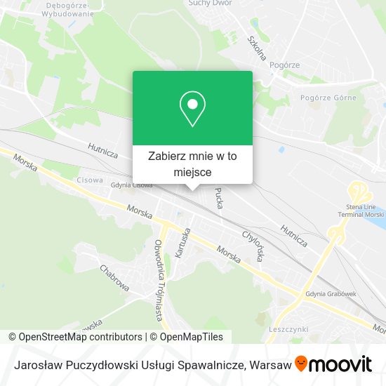 Mapa Jarosław Puczydłowski Usługi Spawalnicze