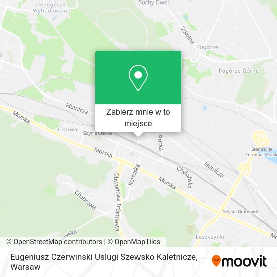 Mapa Eugeniusz Czerwinski Uslugi Szewsko Kaletnicze