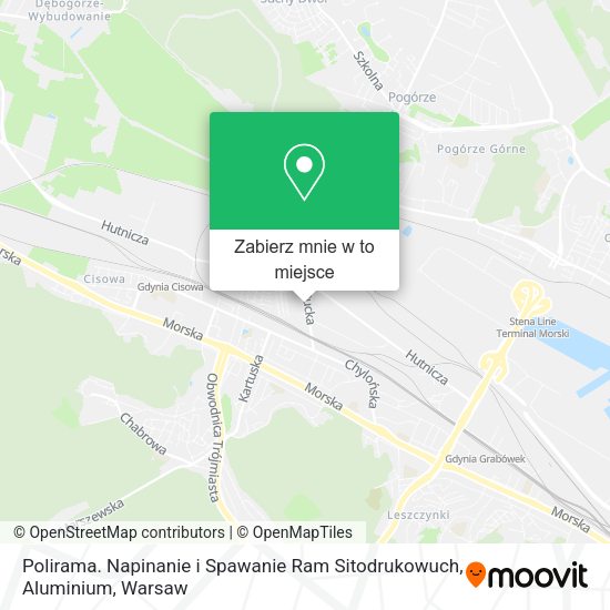 Mapa Polirama. Napinanie i Spawanie Ram Sitodrukowuch, Aluminium