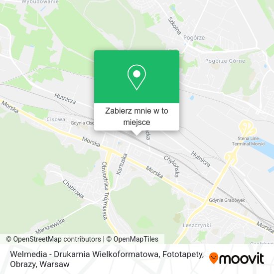 Mapa Welmedia - Drukarnia Wielkoformatowa, Fototapety, Obrazy