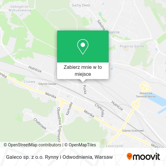 Mapa Galeco sp. z o.o. Rynny i Odwodnienia