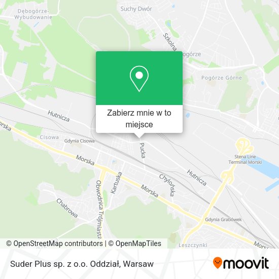 Mapa Suder Plus sp. z o.o. Oddział