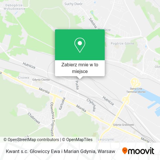 Mapa Kwant s.c. Głowiccy Ewa i Marian Gdynia