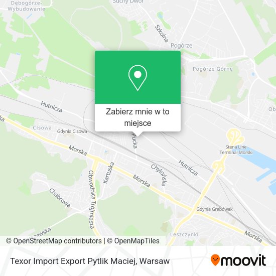 Mapa Texor Import Export Pytlik Maciej